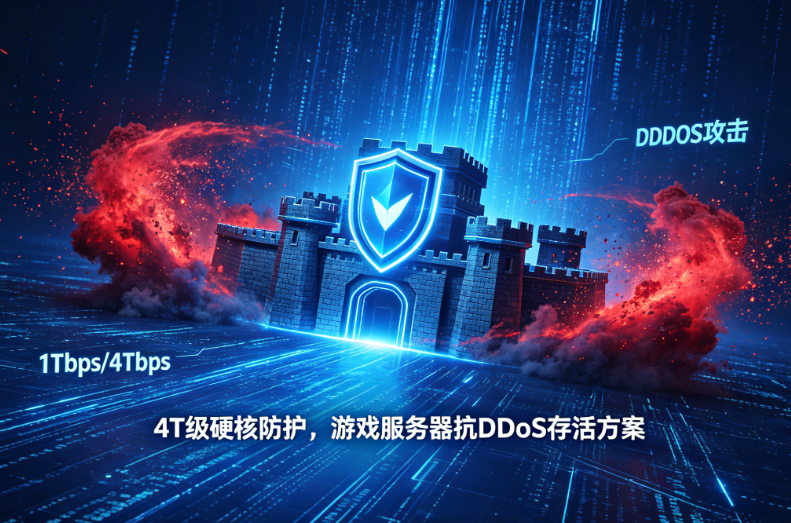 游戏行业如何防御1T以上超大流量DDoS攻击？坚果盾云堤清洗实战指南